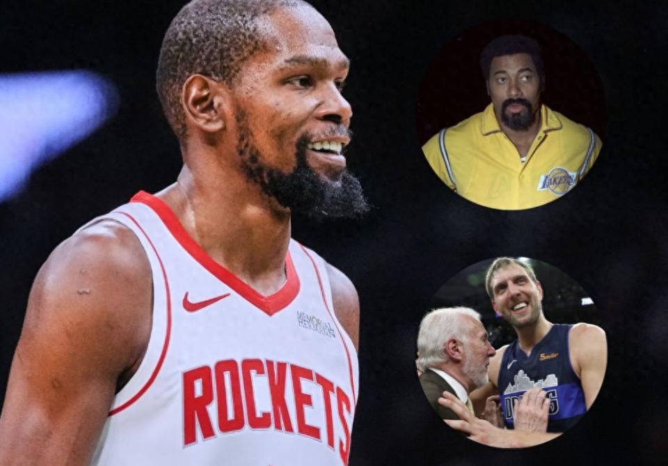 31,422 points! Durant surpasses Chamberlain to rise to 7th place in all-time scoring, with Nowitzki as the next target.