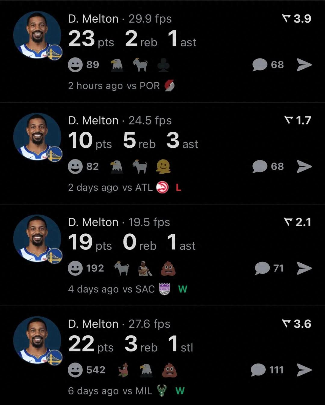 God-tier signing! 28 out of 48 in the last four games! Curry's best backcourt partner