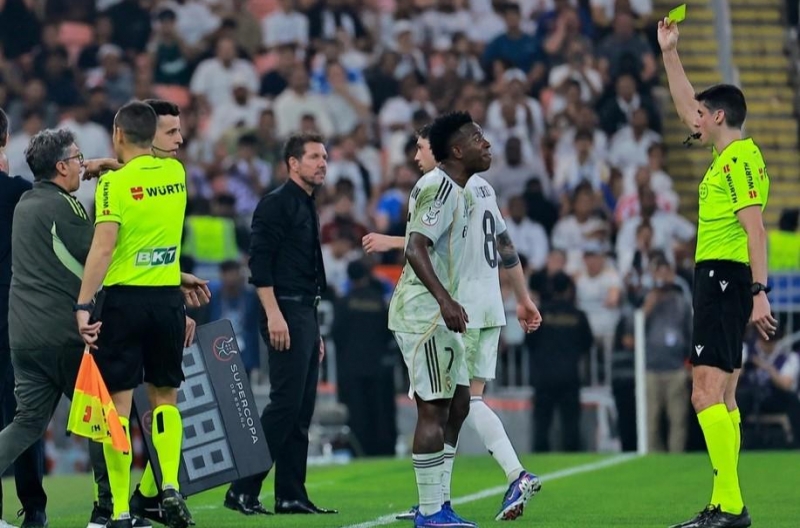 The referee unexpectedly commented on the 'verbal confrontation' between Vinicius and Simeone