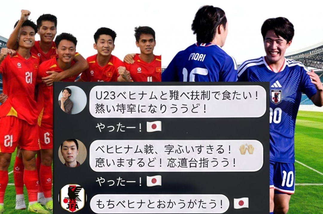 Japanese fans comment on Vietnam U23 after reaching the quarterfinals
