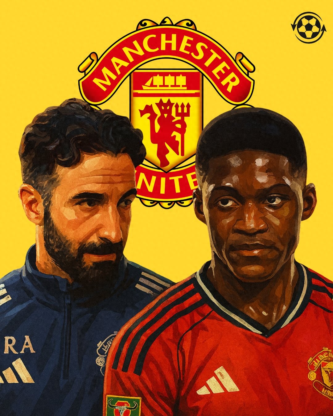 Farce! Manchester United's rising star changes his mind and will no longer push for a transfer in the winter window, but still refuses to renew contract amid conflict with Amrabat.