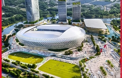 Southeast Asian media amazed by Vietnam's new billion-dollar stadium