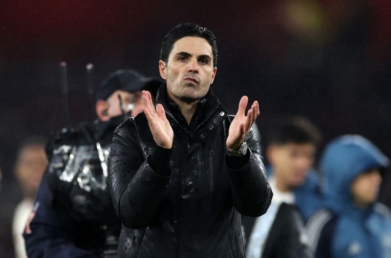 Coach Arteta: 'Arsenal performed better than Liverpool'