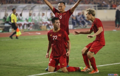 Having once secured a narrow victory over the UAE, the Vietnam national team made a significant impact across Asia.